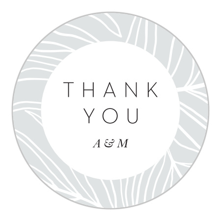 Bordered Fun Wedding Stickers