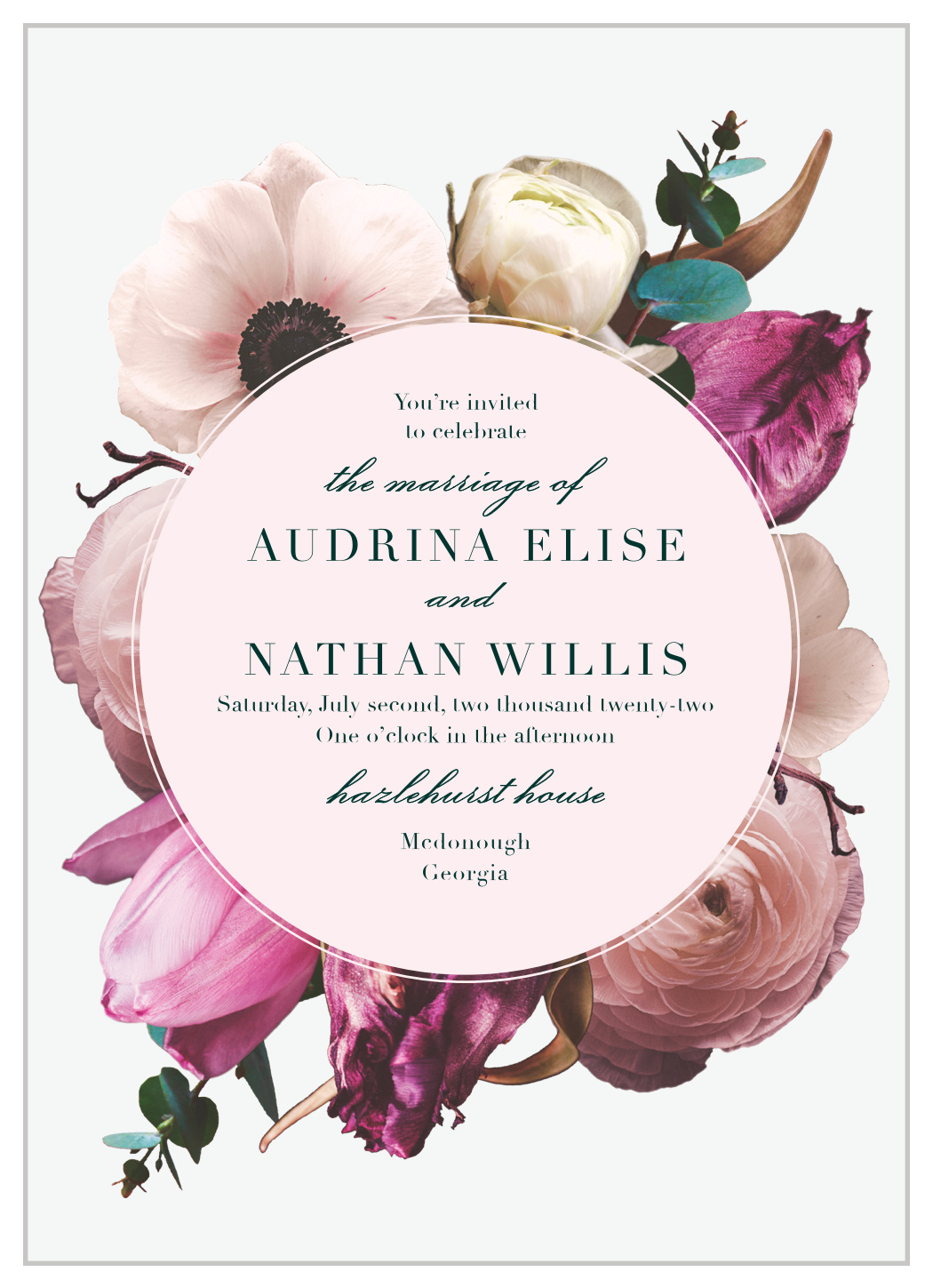 Southern Romance Wedding Invitations
