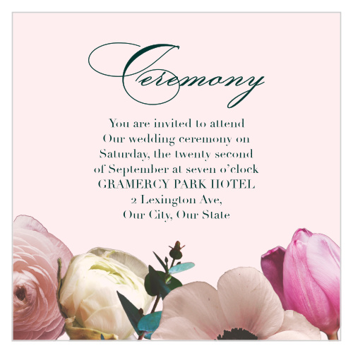 Southern Romance Ceremony Cards