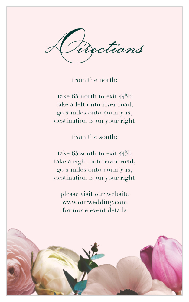 Southern Romance Direction Cards