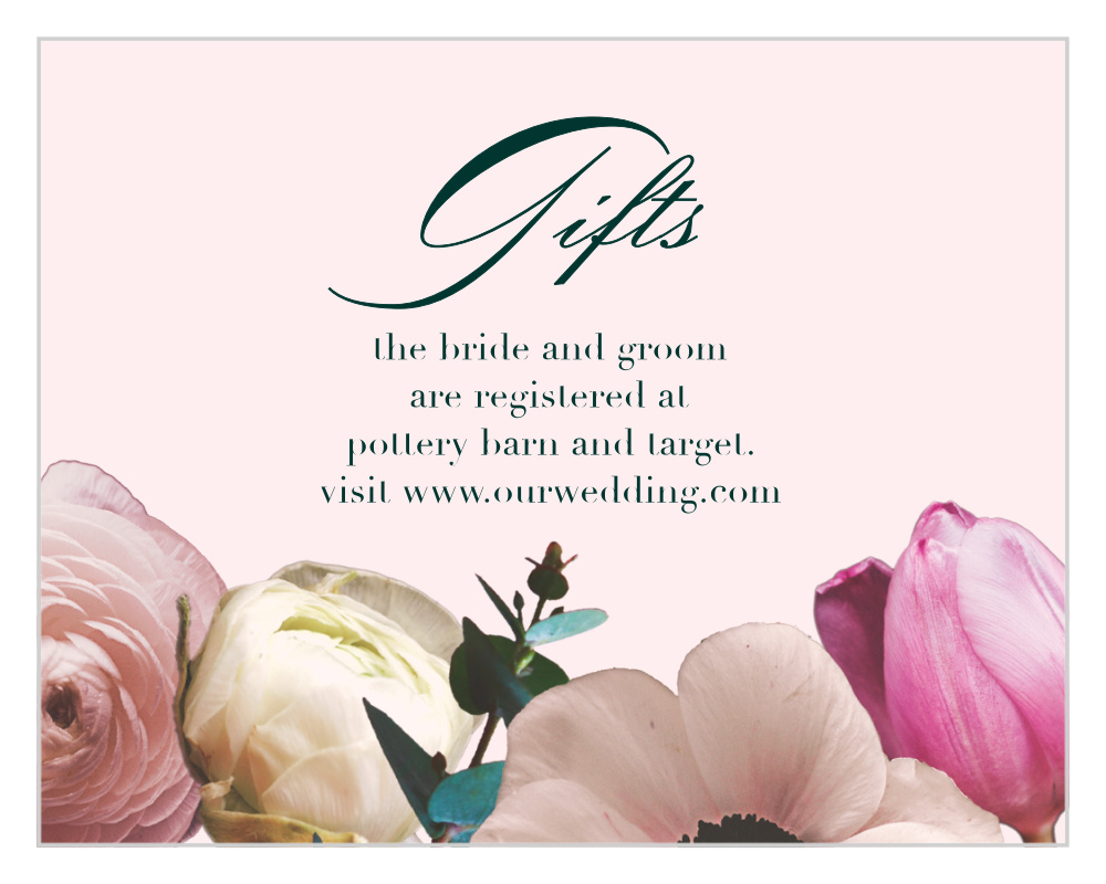 Southern Romance Registry Cards