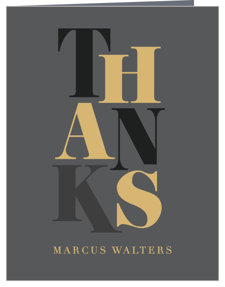 Our Big Party Adult Birthday Thank You Cards show appreciation in a big way.  