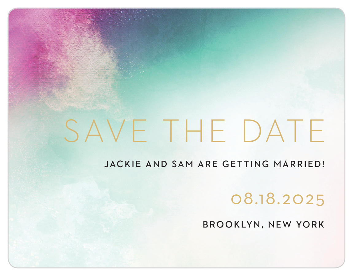 Love Hues Save the Date Magnets