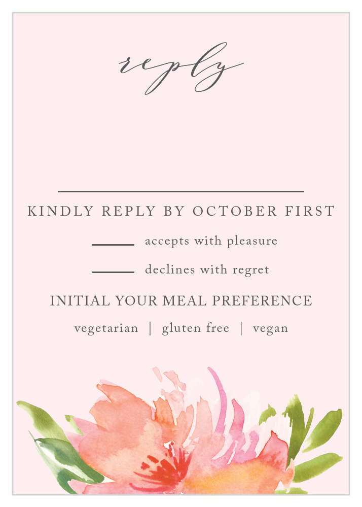 Botanical Gardens Response Cards