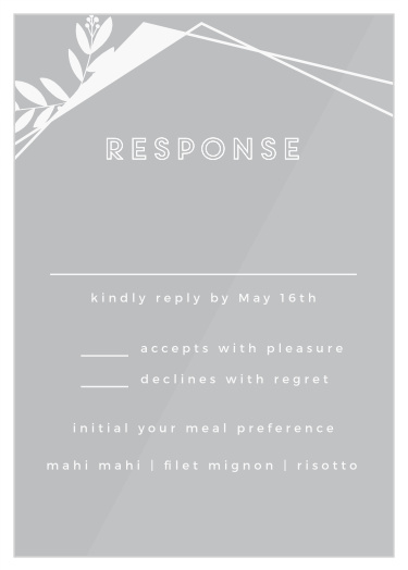 Modern Flora Clear Response Cards