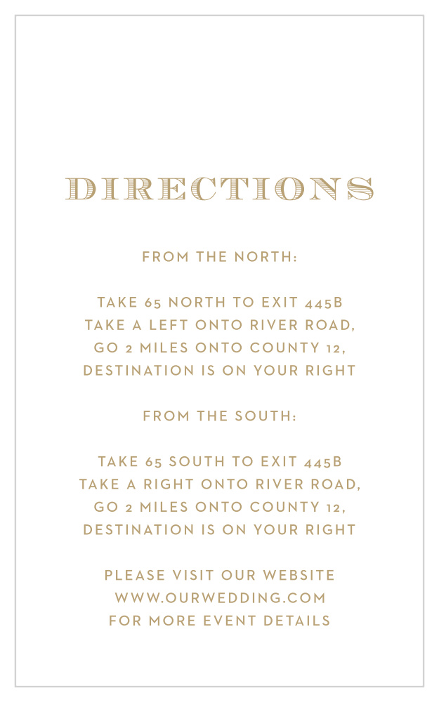 Peachy Flowers Direction Cards