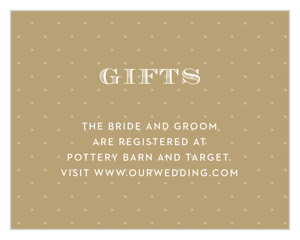 Peachy Flowers Registry Cards