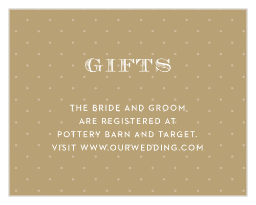 Peachy Flowers Registry Cards