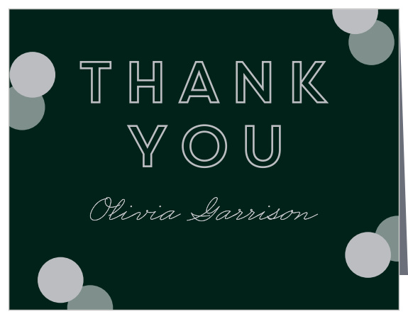 Our Classic Confetti Adult Birthday Thank You Cards are perfect to thank your guests for the memorable times shared.