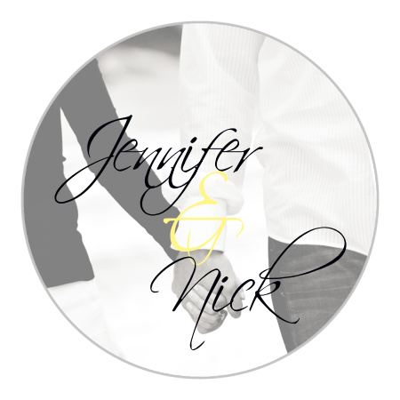 Forever Modern Wedding Stickers