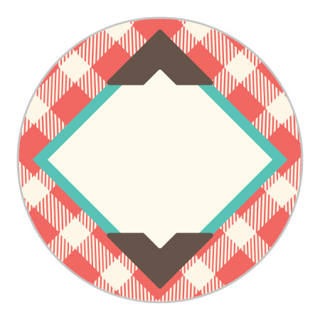 Timeless Plaid Scrapbook Wedding Stickers