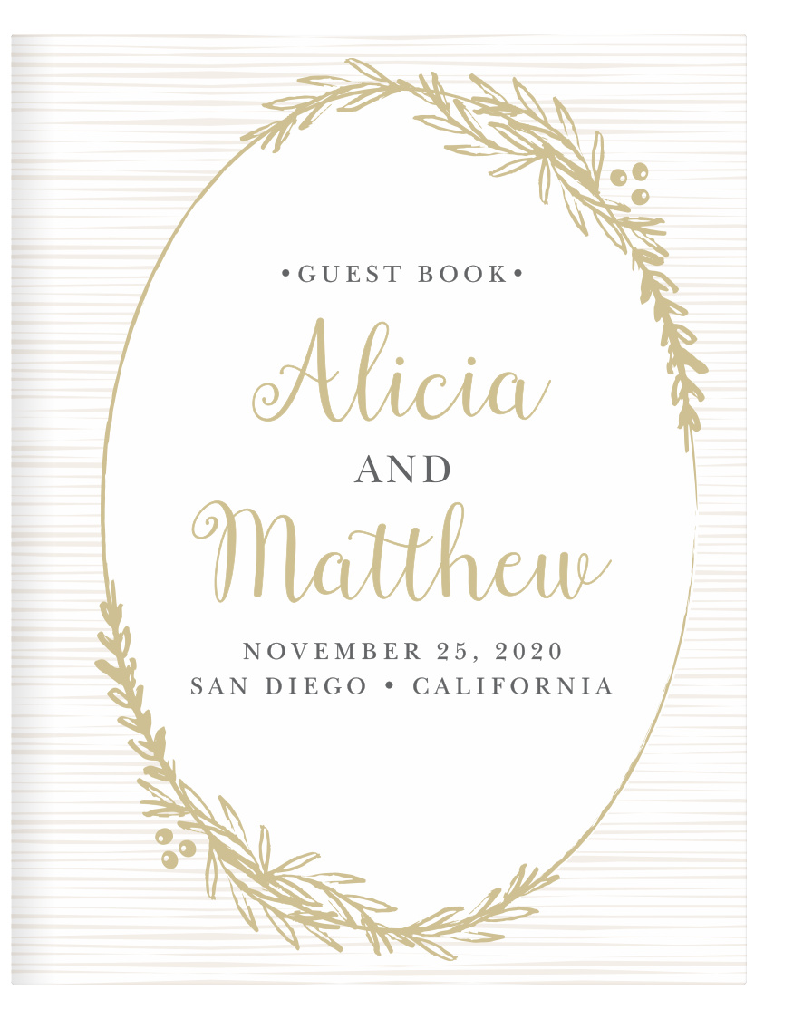 Delicate Laurel Guest Book