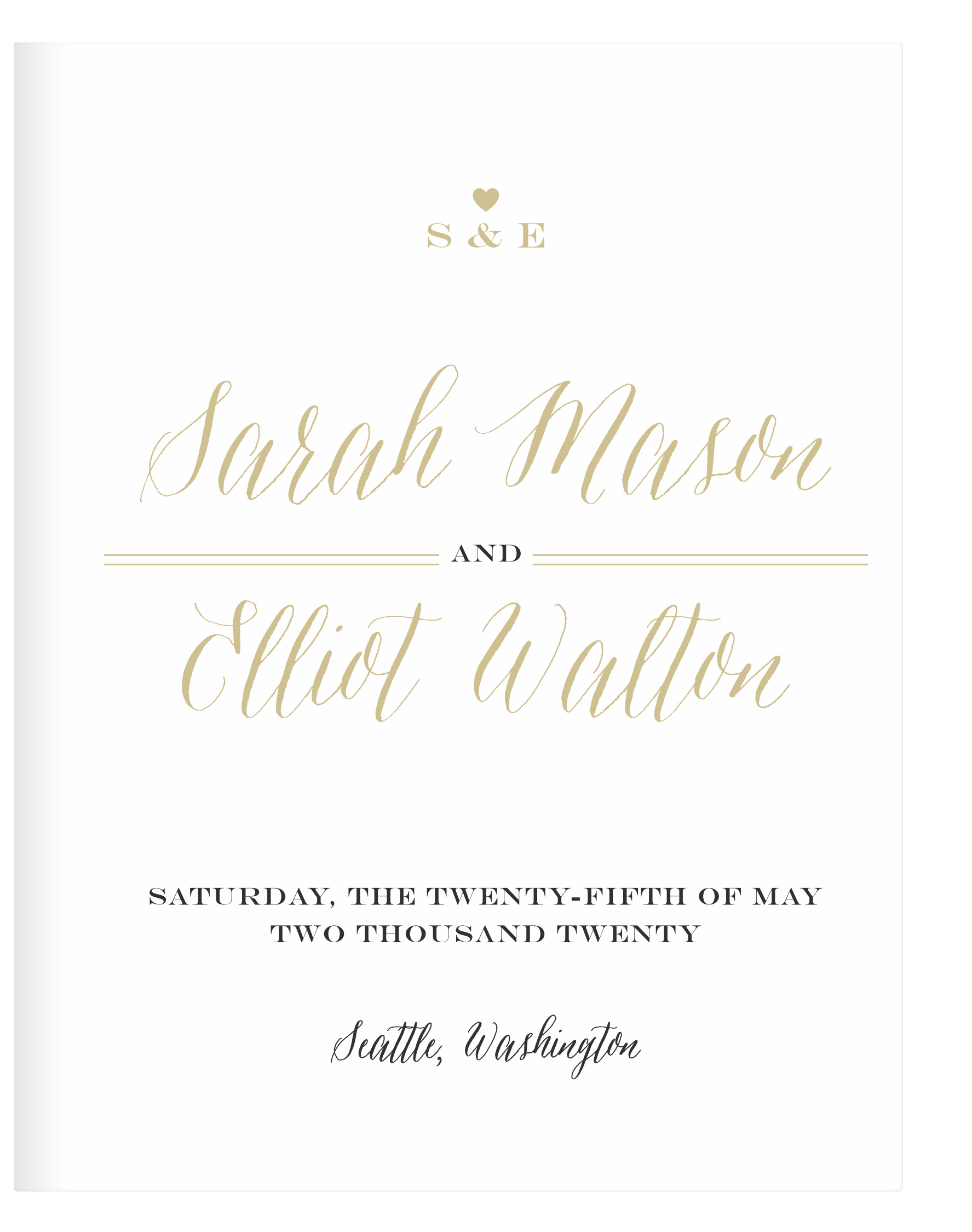 Rustic Chic Guest Book