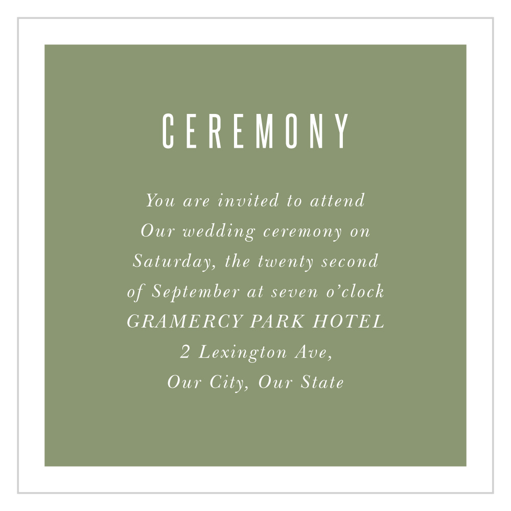 Spring Rose Ceremony Cards