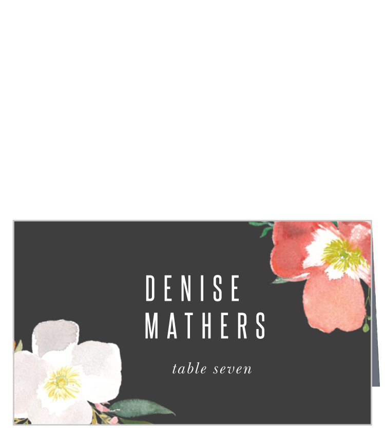 Spring Rose Place Cards