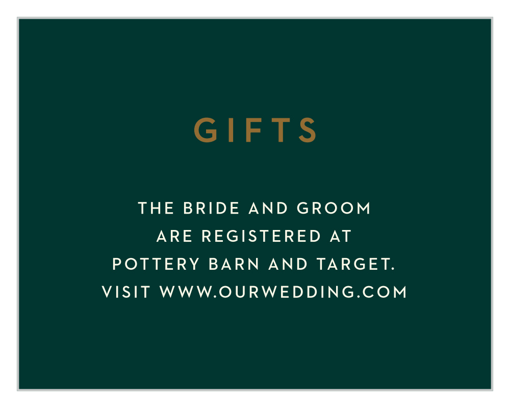 Winter Berries Registry Cards