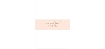 Wrap your wedding invitations in our stunning Winter Berries Wedding Belly Bands for the perfect finishing touch. Utilizing a lovely script for your names, bold print for your wedding date, and with a background full of falling winter berries, these bands offer a stunning first look at your wedding style and themes.