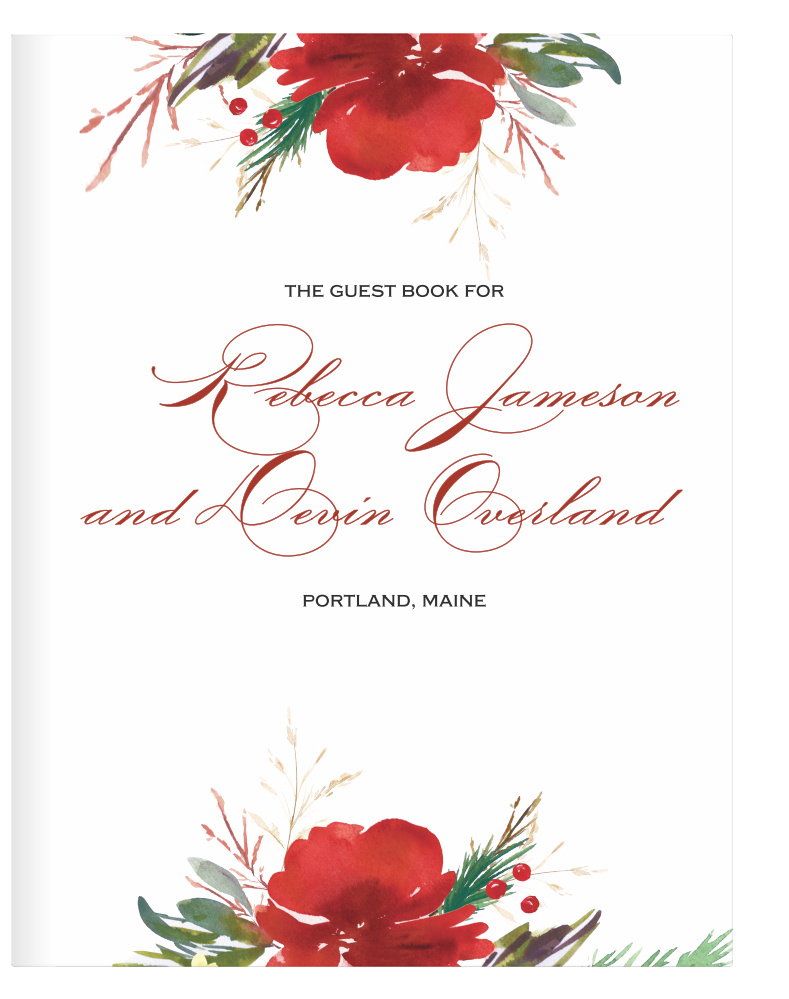 Christmas Pine Guest Book