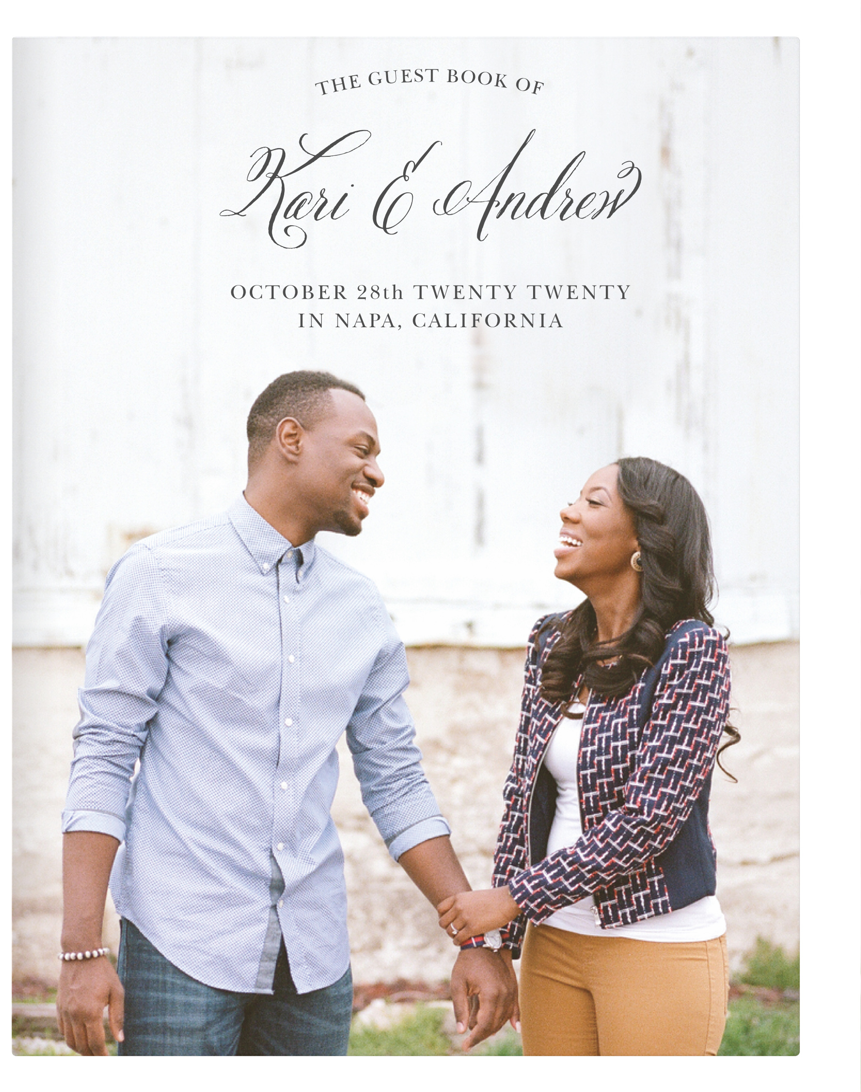 Timeless Script Guest Book