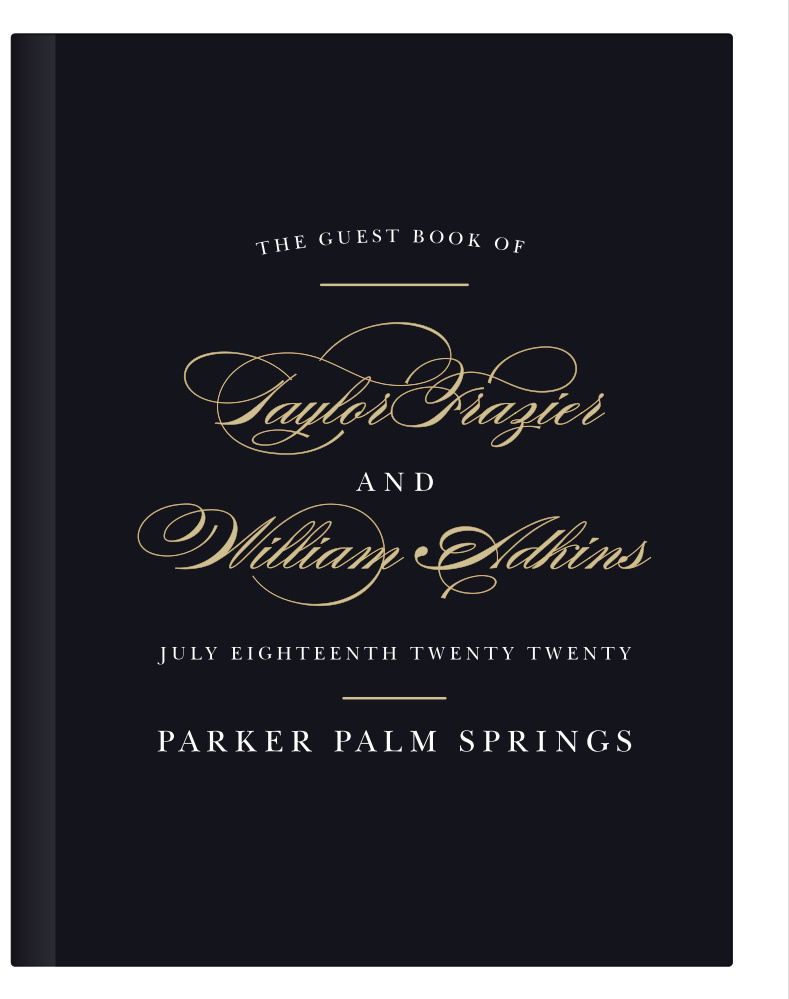 Elegant Vintage Guest Book