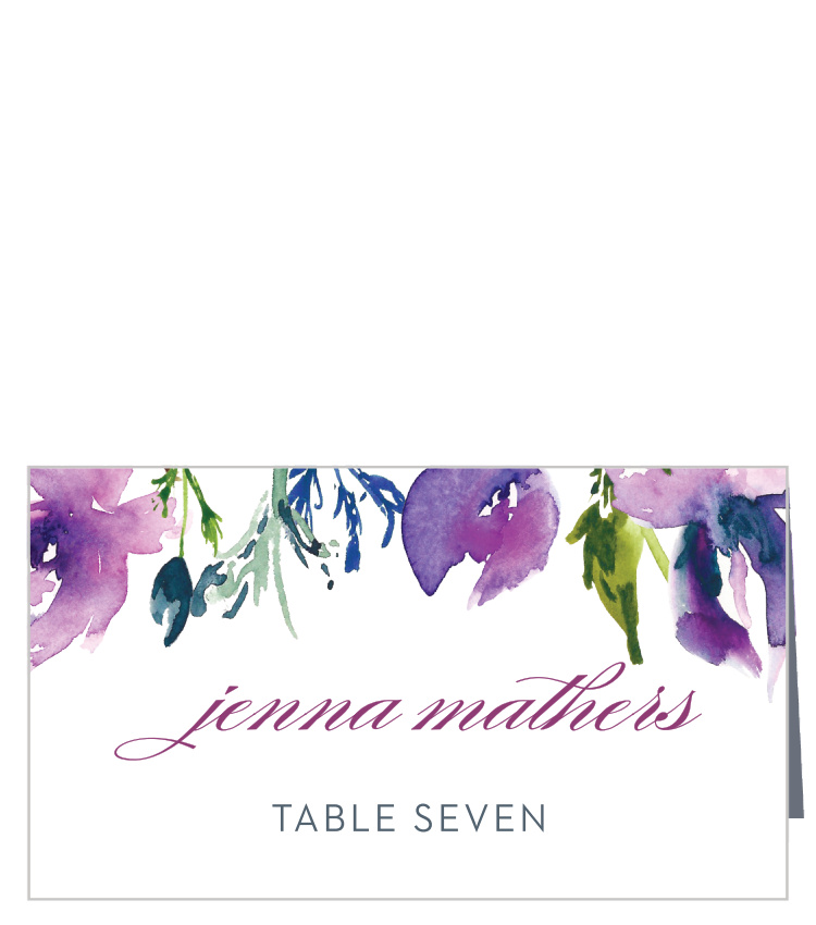 Lavender Blooms Place Cards