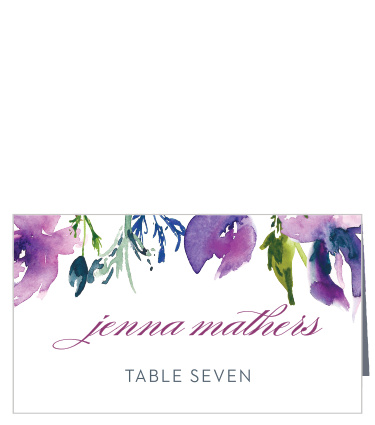 Lavender Blooms Place Cards