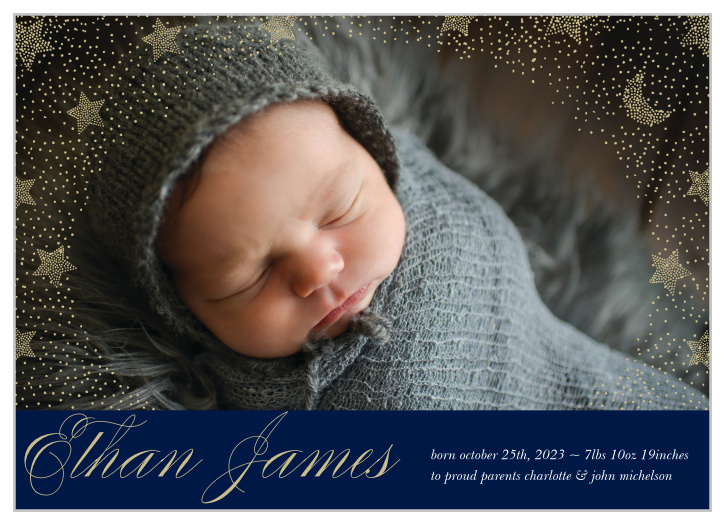 Our Twinkling Star Birth Announcements area a dream come true.