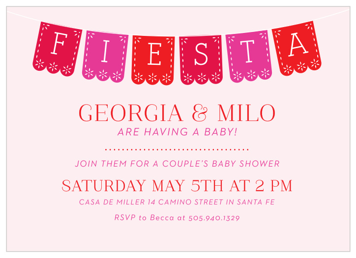 Our Papel Fiesta Baby Shower Invitations bring the fun! 