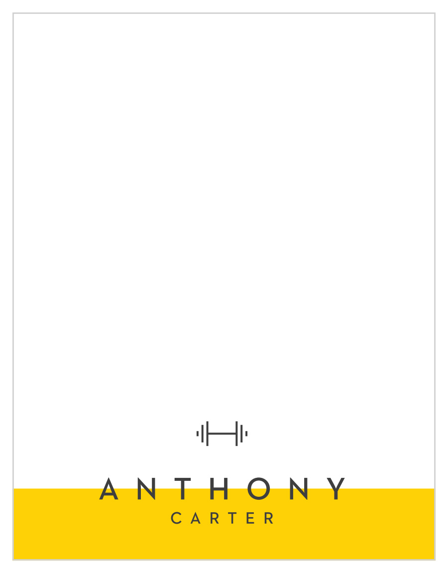 Personal Trainer Business Stationery