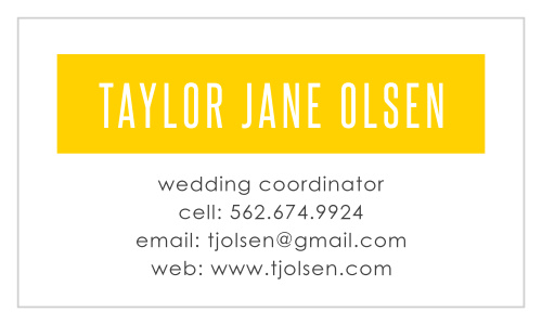 Bright Blogger Business Cards