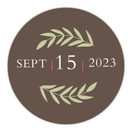 Fall Harvest Wedding Stickers
