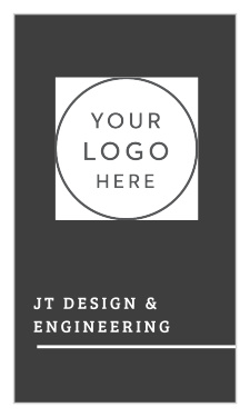 Our Engineer Monogram Logo Business Cards offer a sleek, minimalistic representation of your skills- a simple solution for any problem, and a simple card for any client.