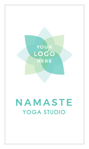 Need something more relaxed and calming? Give our Lotus Yogi Logo Business Card a try. 