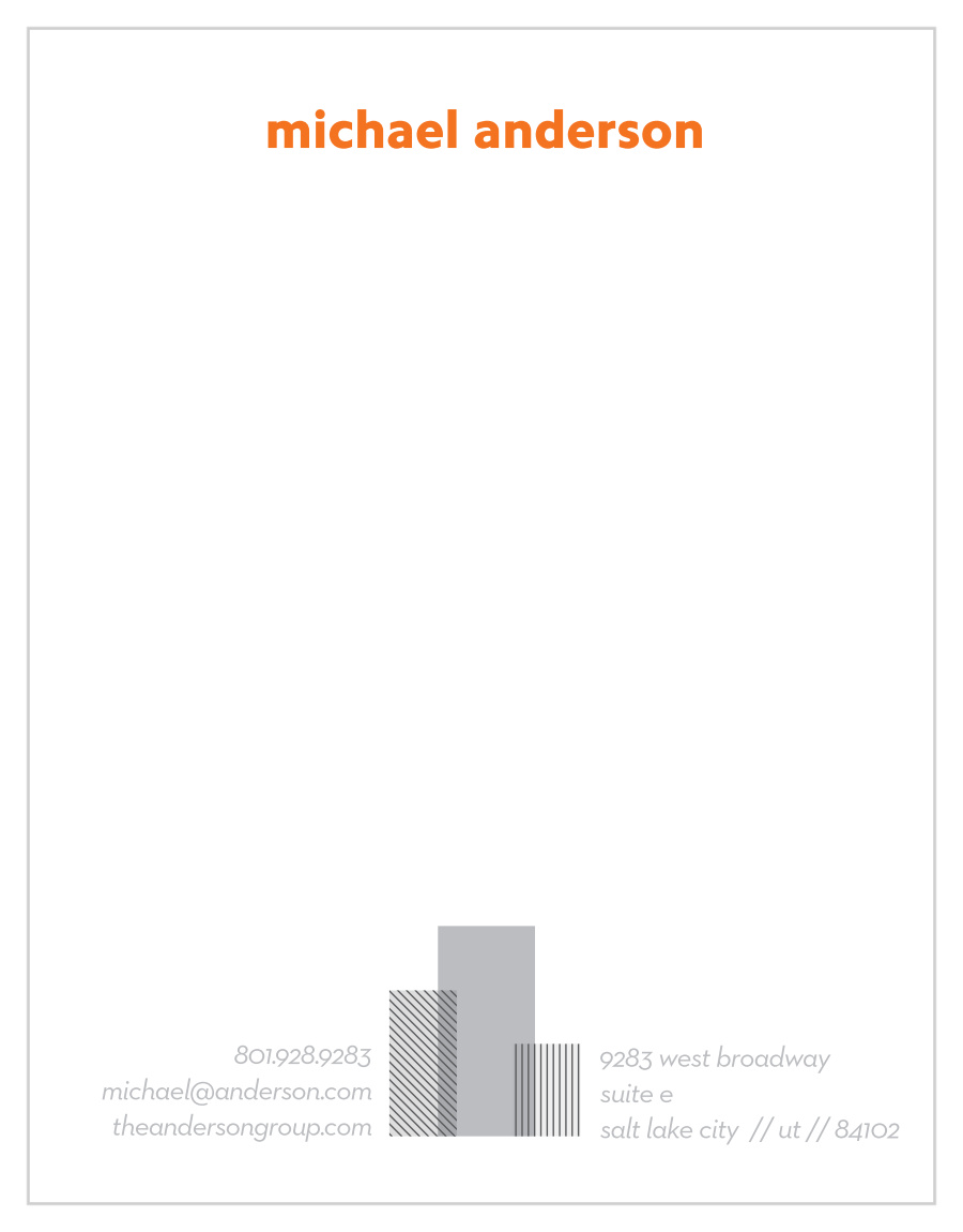 Building Contractor Business Stationery