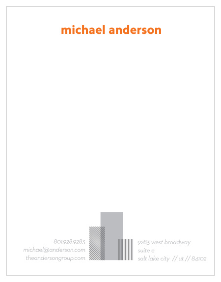 Building Contractor Business Stationery