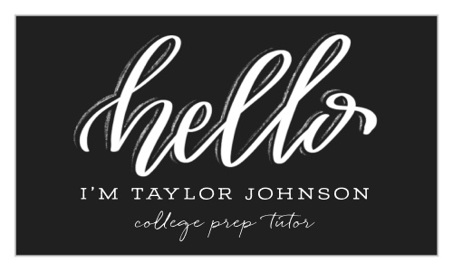 Creative Lettering Business Cards