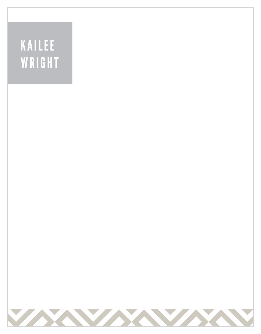 Geometric Pattern Business Stationery