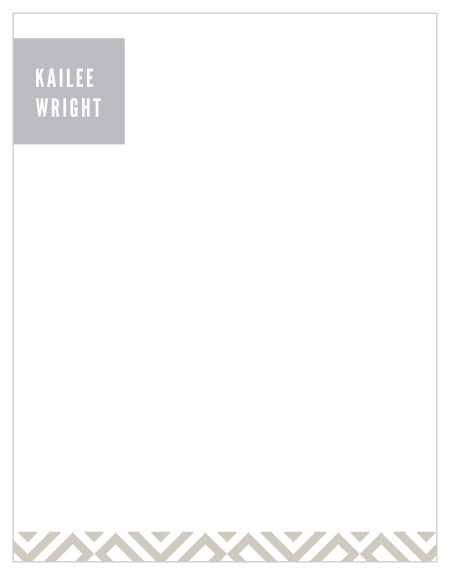 Geometric Pattern Business Stationery