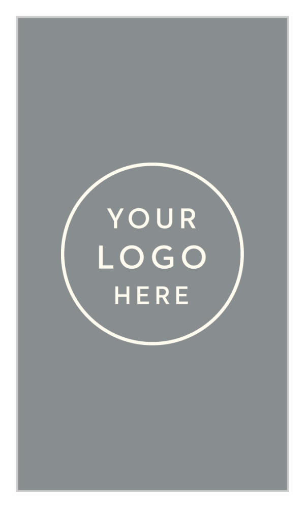Portrait Layout Logo Business Cards
