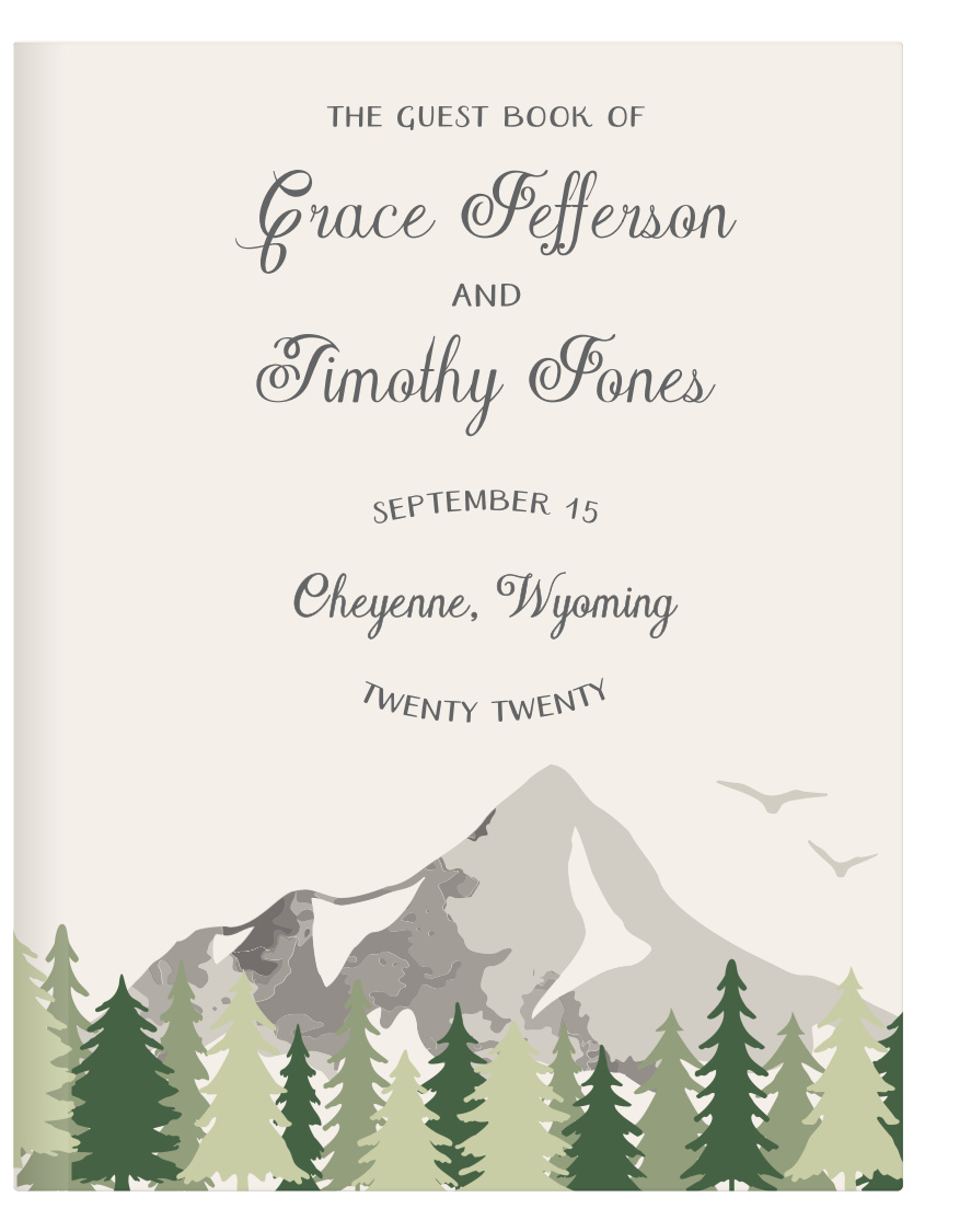 Forest Escape Guest Book