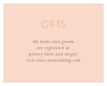 Dawn Flowers Registry Cards