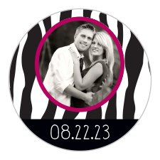 The Uniquely Yours logo square is the perfect finishing touch for this or any wedding invitation set.