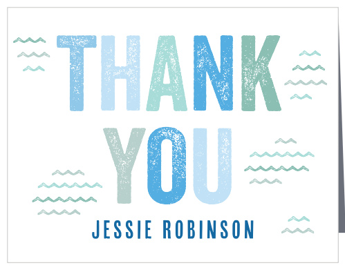 Reel Excited Baby Shower Thank You Cards