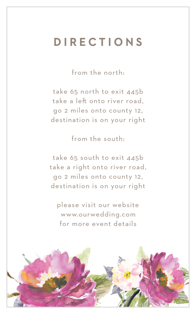 Simple Spring Direction Cards