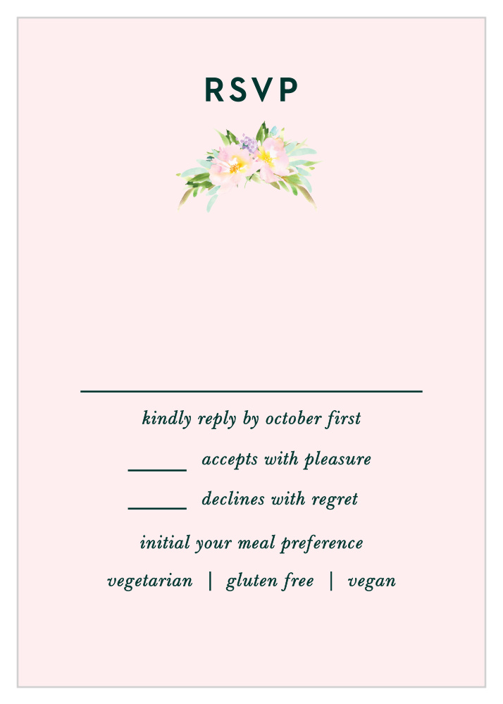 Citrus Flowers Response Cards