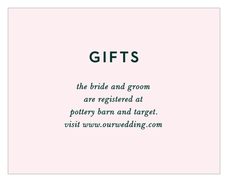 Citrus Flowers Registry Cards