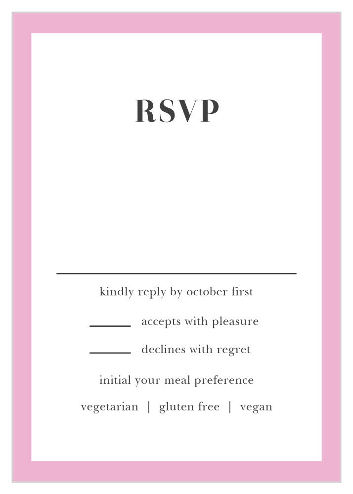 Luxe Roses Response Cards