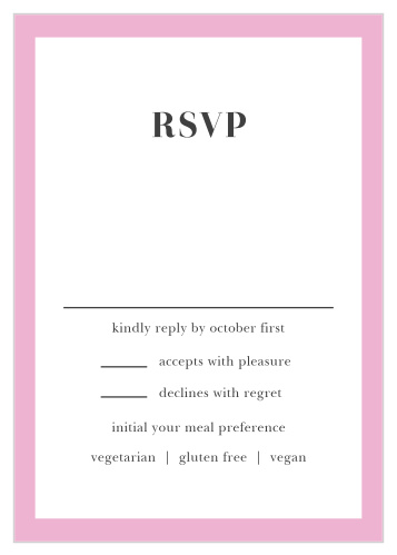 Luxe Roses Response Cards