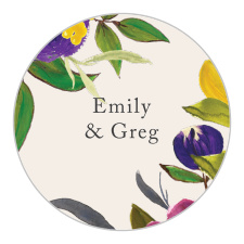Give your wedding stationery an extra splash of beauty with our Regal Arrangement Wedding Stickers.