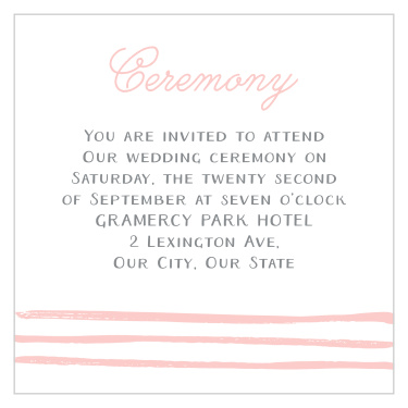 Rustic Doodle Ceremony Cards